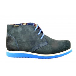 Blue sole ankle boot