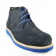 Blue sole ankle boot