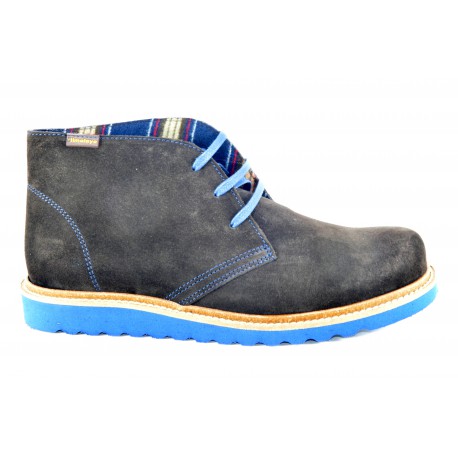 Blue sole ankle boot