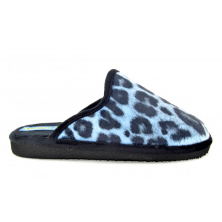 Blue Leopard Slipper D'ESPINOSA