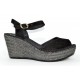 Jute espadrille semelle noire TONI PONS