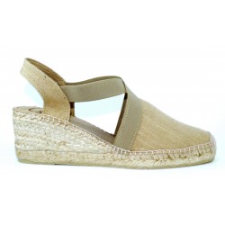 Espadrille jute croix élastique TONI PONS