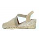 Espadrille jute croix élastique TONI PONS