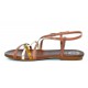 Bronze chaussure sandale sangles Porronet