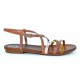 Bronze chaussure sandale sangles Porronet