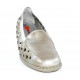 Moccasin shoe confort elastic edging holes notton